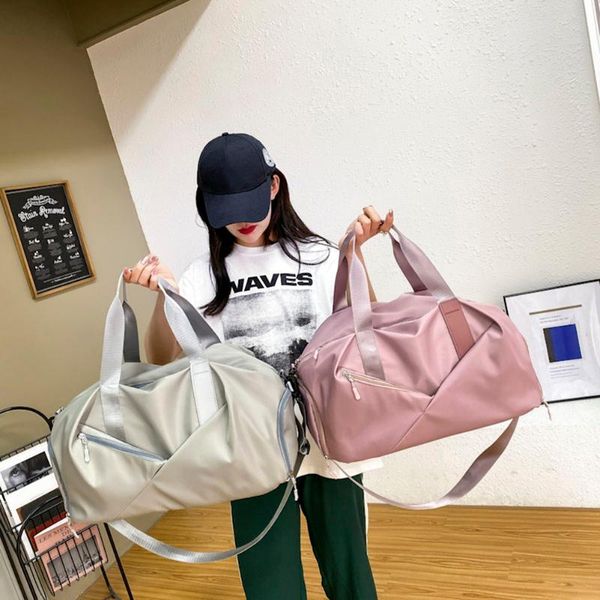 

duffel bags vintage oxford cloth lady handbags large capacity hand luggage travel multifunctional storage set