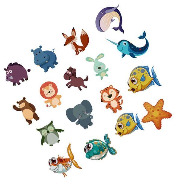 

bath mats 20pcs stickers adorable removable anti-slip bathtub decal for home