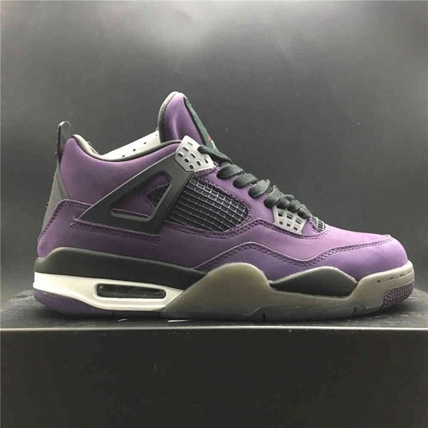 

jumpman 4 4s fashion shoe purple mens basketball shoes