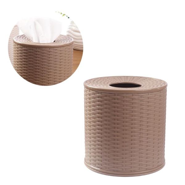 

tissue boxes & napkins 1 pcs classical box round napkin holder paper storage containers