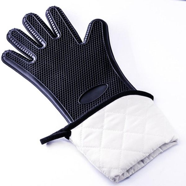 

microwave oven baking special silicone gloves anti-scalding thickening heat insulation for kitchen household tools mitts