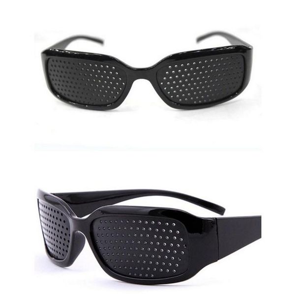 

pinhole eyeglasses sports retro fashion sunglasses, White;black