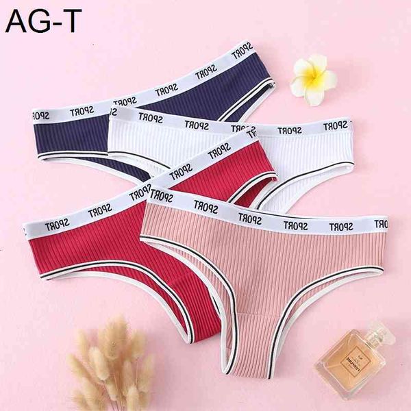

2021 women's underwear panties comfortable soft briefs female lingerie breathable g-string solid color pantys thong, Black;pink