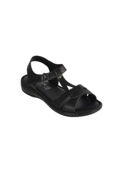 

black female sandals