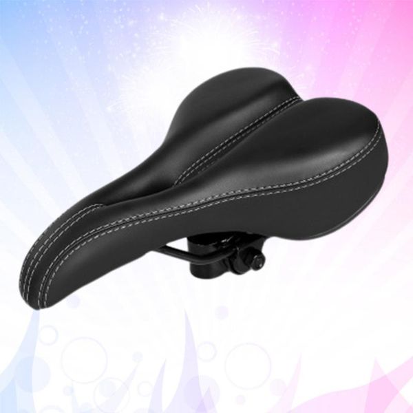 

bike saddles 1pc saddle seat hollow design leather breathable for black