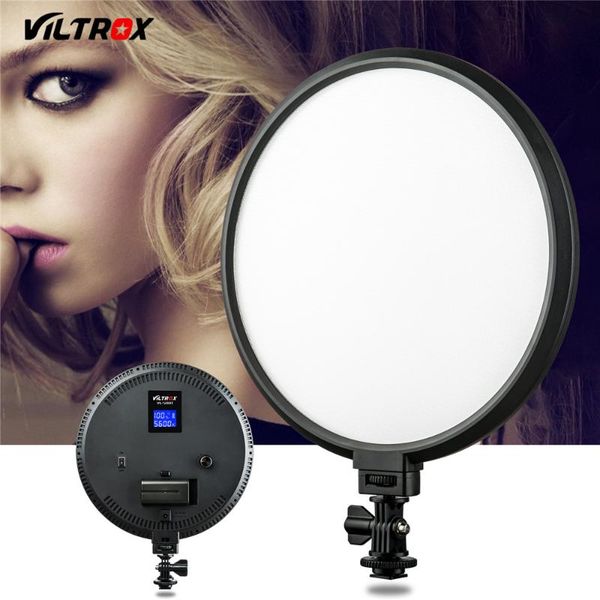 

viltrox vl-500t 25w led video studio light lamp slim bi-color dimmable kit for portrait macro pography youtube show live flash heads