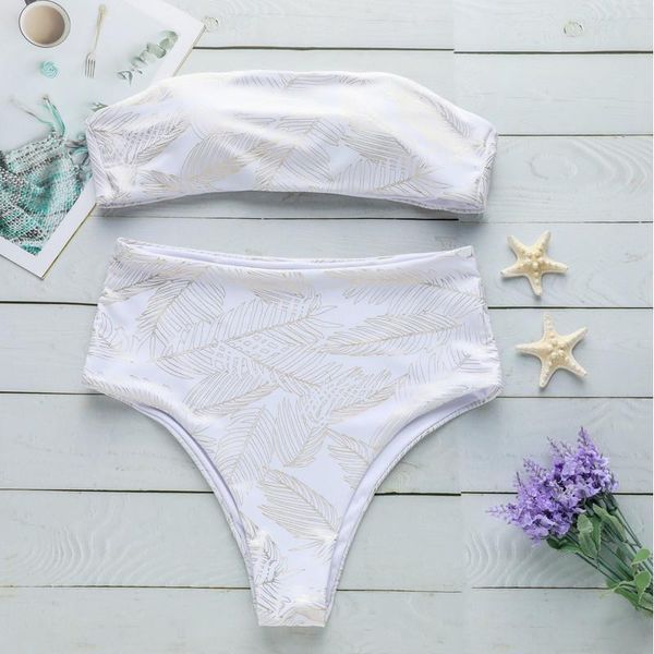 

womens stretch bikini bandeau 2021 print vintage push up bra swimwear swimsuit padded ladies 2pcs bathing suit summer one-piece suits