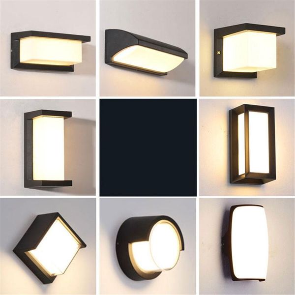 

aluminum retro led wall lights down indoor outdoor home sconce light bedside bedroom lamp lighting bright