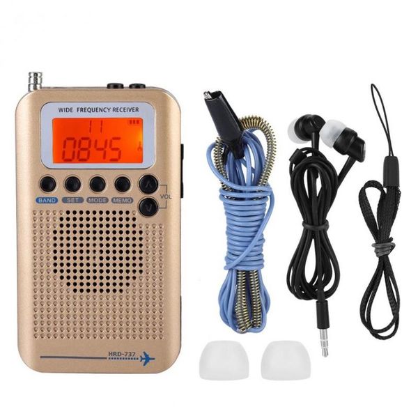 

radio portable fm am sw vhf cb 30-223mhz 25-28mhz air 118-138mhz with dual alarm clock aircraft fullband