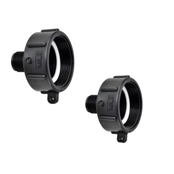 

watering equipments 1000l ibc tank adapter plastic tote connector fitting ton barrel accessories black