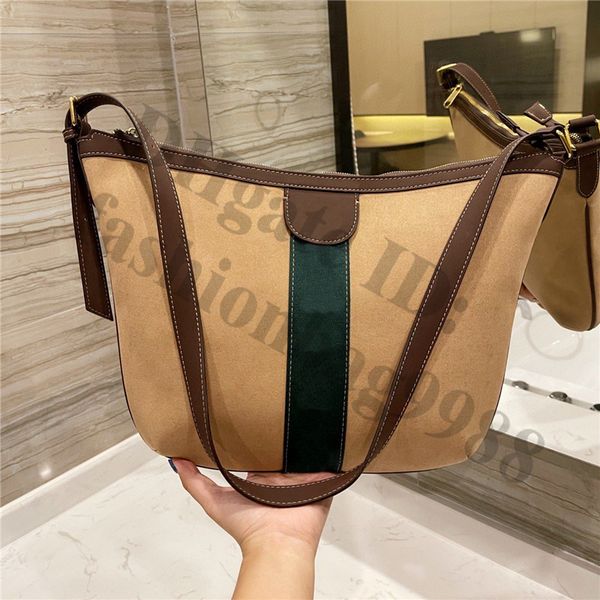 

luxury designer real leather women totes vintage brand ladies hobos stripes armpit handbags large capacity mother 33x28 cm lady woman big to