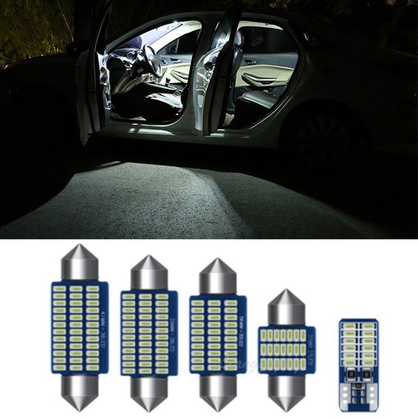 

11pcs led interior license plate bulbs light kit white blue canbus lamp lights for 2010-2021 tucson ix35 emergency