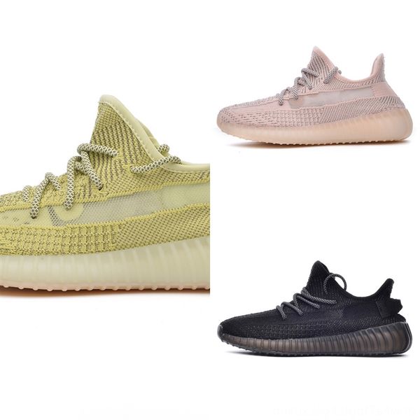 

p2qze original kanye white women cream box socks tag]cloud knit west running shoes 350black ash blue kany israfil men, Black