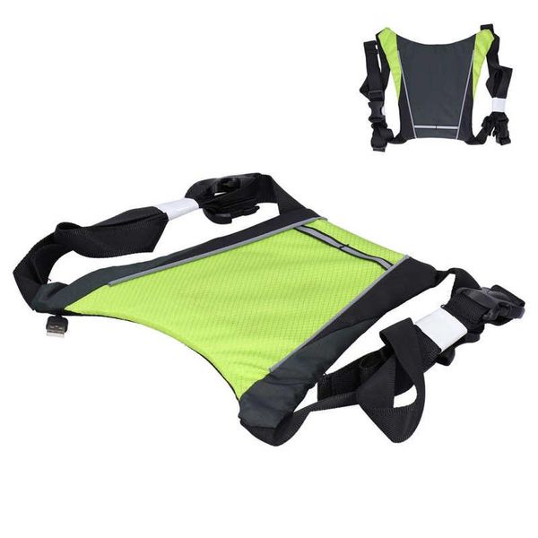 

running jerseys sportswear quick dry bicycle warning vests wireless cycling bike safety led turn signal light vest with remote men, Black;blue
