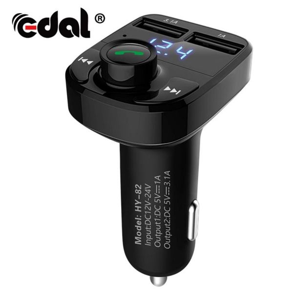 

& mp4 players hy-82 car mp3 player wireless hands-kit for phones bluetooth fm transmitter usb charging support tf card a2dp