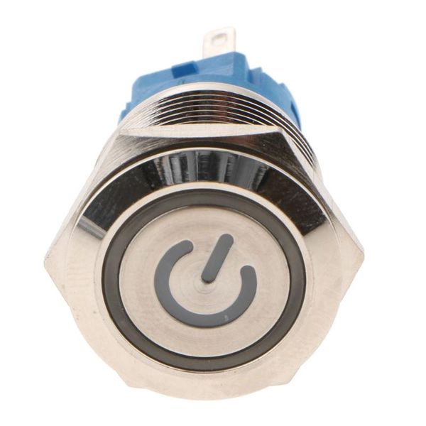 

car headlights 19mm 12v waterproof metal signal indicator light pilot lamp ip67