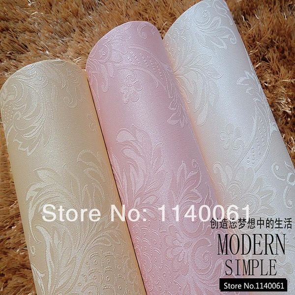 

wallpapers embossed sand damask texture pattern non-woven as wallpaper