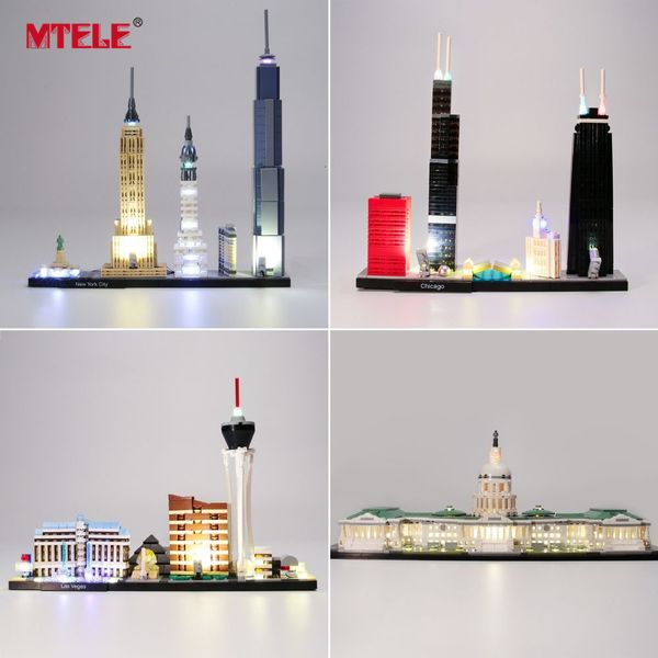 

blocks mtele light kit only for architecture skyline london /united states capitol compatible with 21026/21027/21028/21030/21032/21042 1008
