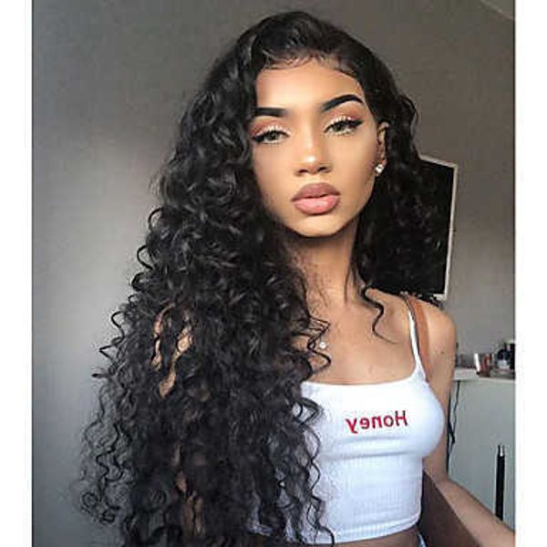 

wig fashion sub long black small volume chemical fiber wig