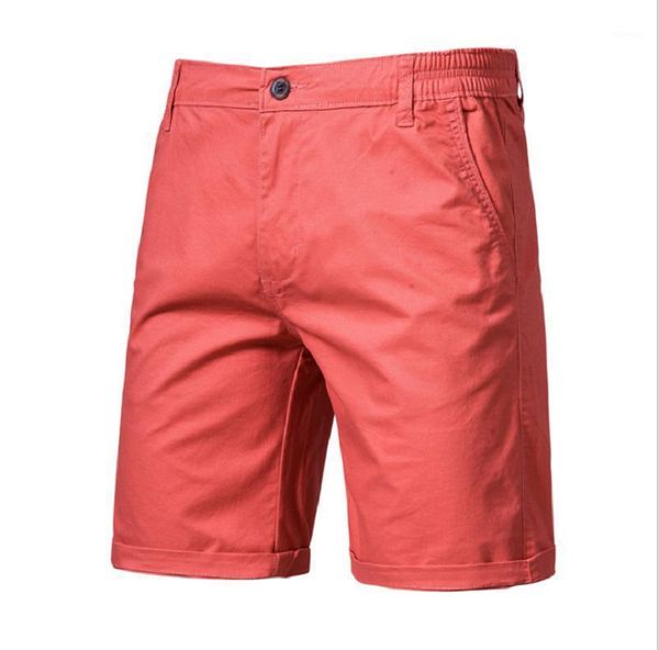 

cotton casual shorts, men's straight five-cent pants shorts, White;black