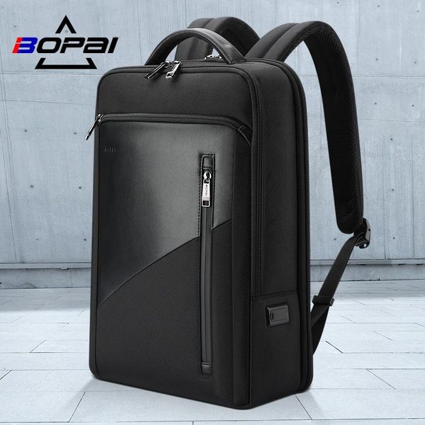 

backpack bopai business men's usb anti-theft computer bag 15.6 inch lapwaterproof travel fashion backpacks