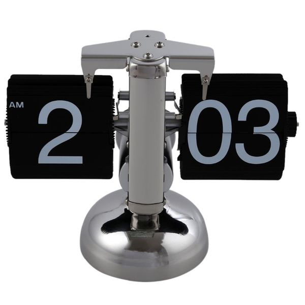 

wall clocks retro flip down clock - internal gear operated