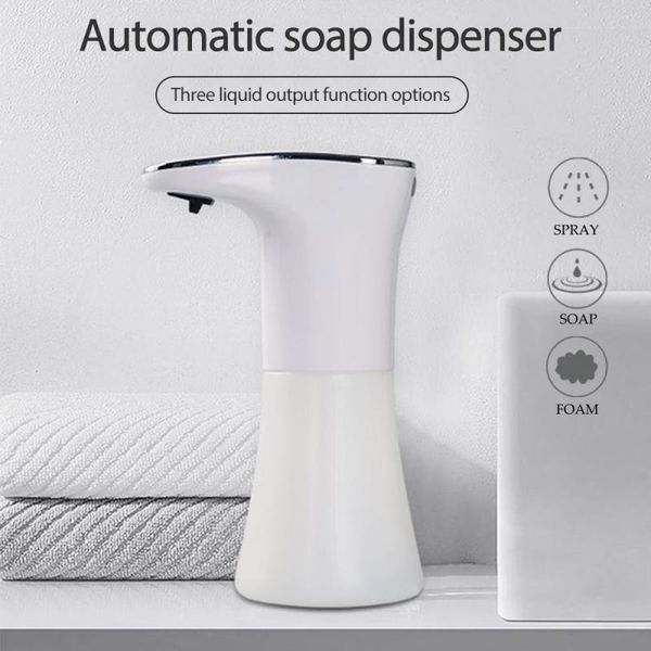 

liquid soap dispenser automatic sensor hand foam spray touchless pump for bathroom kitchen washer