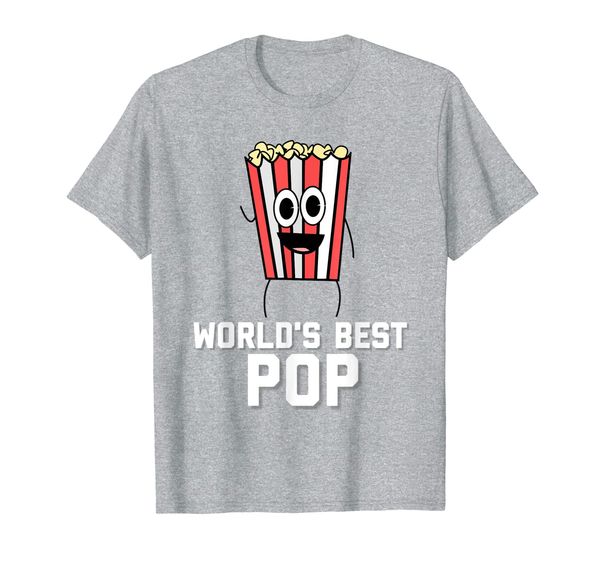 

World' Best Pop Father' Day Popcorn Lover Novelty T-Shirt, Mainly pictures