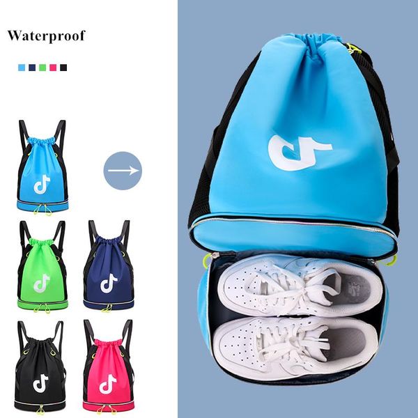 

backpack travel drawstring women's 2021 waterproof oxford nylon fabric bagpack girls large big school back pack bag casual