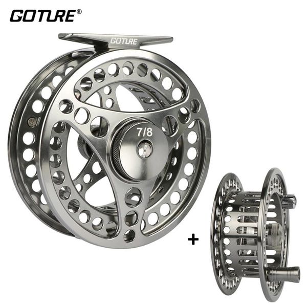 

goture large arbor cnc-machined aluminum fishing reel 3/4wt 5/6wt 7/8wt 9/10wt disc drag system trout salmon baitcasting reels