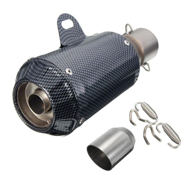 

motorcycle exhaust system 51mm upgrade muffler pipe end can slip-on universal