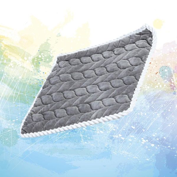 

plush seat cushion household chair winter warm (grey) cushion/decorative pillow