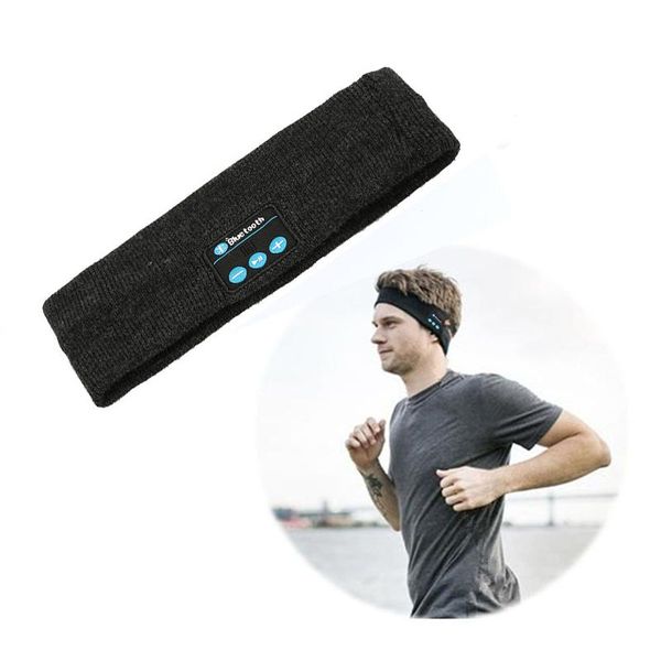 

sweatband 1pc bluetooth music call sports headband usb rechargable wireless portable for home running gym fitness training, Yellow;black