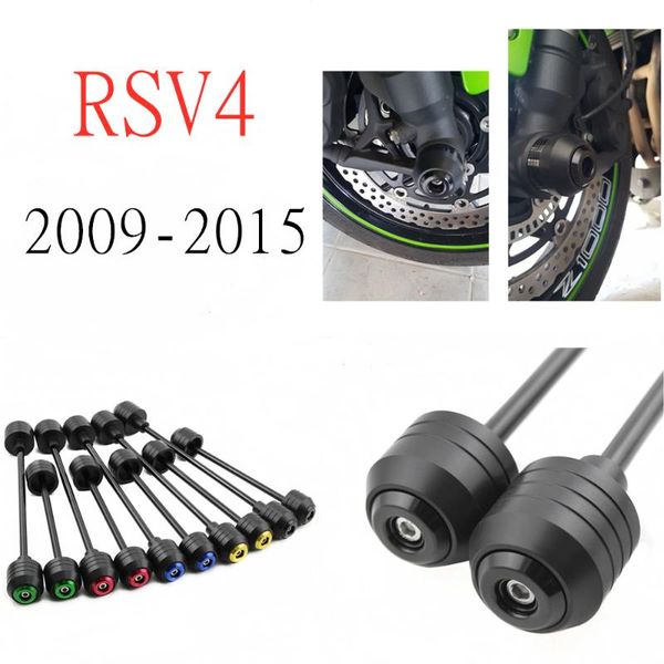 

aprilia motorcycle wheel drop guard, front & rear axle fork crash sliders, rsv4 2009-2021 atv parts
