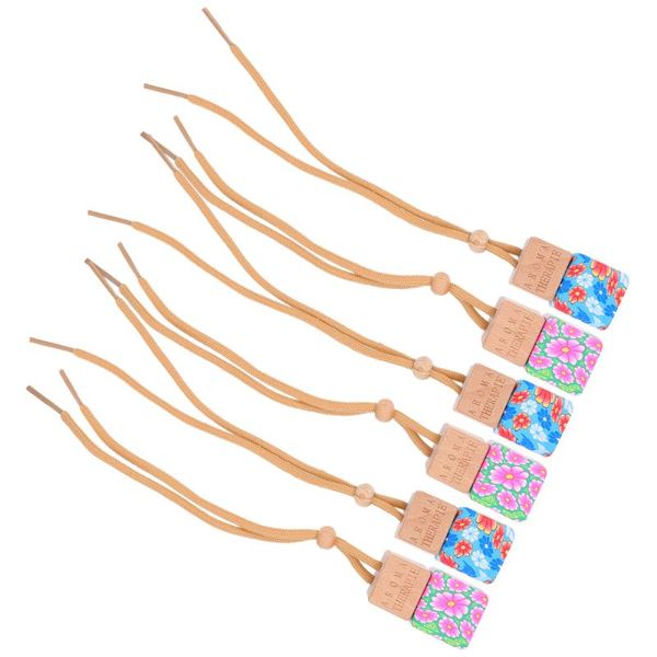 

storage bottles & jars 6pcs 8ml car empty hanging perfume air freshener diffuser