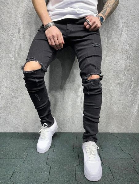 

men ripped skinny jeans 22qn#, Blue