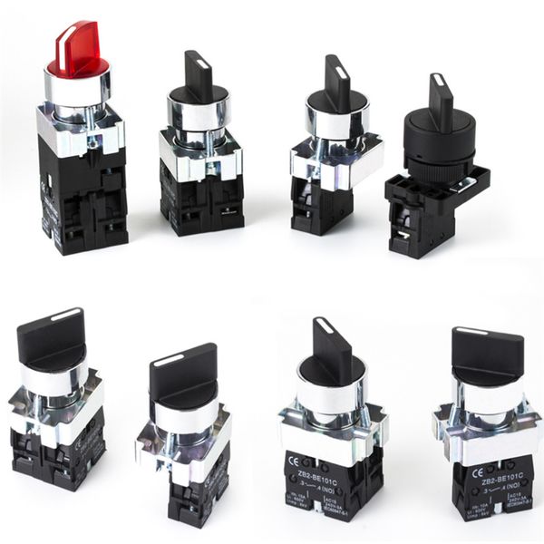 XB2-BD21 BD25 BD25 2/3 Position Latching Selector Selector Pulsante Switch Switch Momentary Auto-Reset