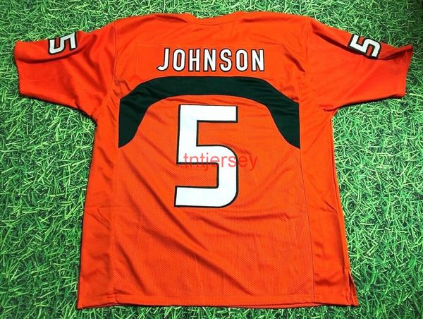 

custom andre johnson miami hurricanes jersey stitched add any name number, Black