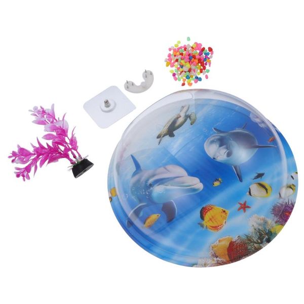 

vases 1 set wall hanging fish bowl mounted aquarium acrylic vase flower plant pot