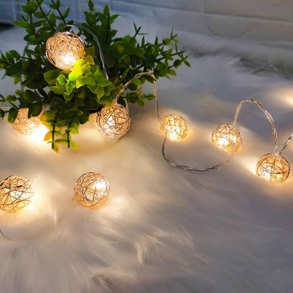 

strings ball led string lights romantic light bedroom garland curtain indoor holiday party decors fashion guirnalda luces