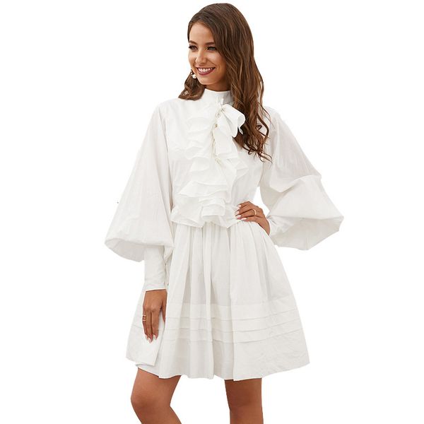 

and female dressed in sleeves retro fashion lolita babados style dress seams, Black;gray