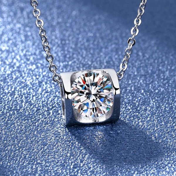 

pendant necklaces angel kiss necklace fashion luxury exquisite zircon elegant bride wedding party jewelry girlfriend valentine's day gi, Silver