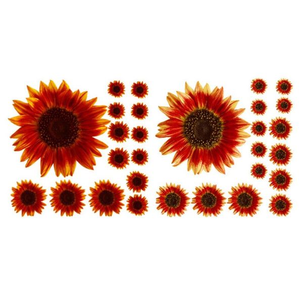 

wall stickers living room sunflower removable pvc decoration decals