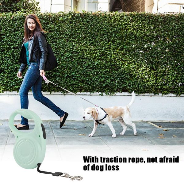 

dog collars & leashes 3m retractable leash training extending traction rope automatic lead walking for dogs small medium pet