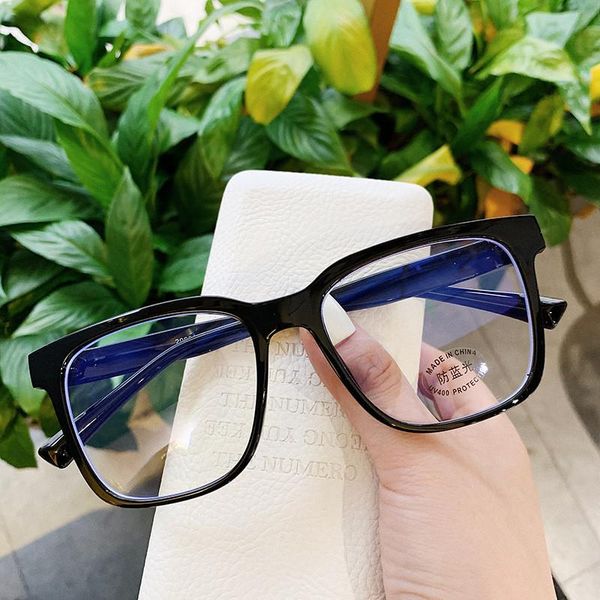 

fashion sunglasses frames blue light blocking glasses women men vintage eyeglass frame oversize square black optical computer reading eyegla