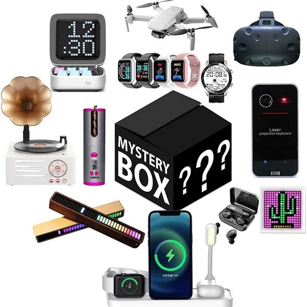 

mystery boxes, various electronic products, anything possible random stuff lucky box,make a great surprise gift for your family9277