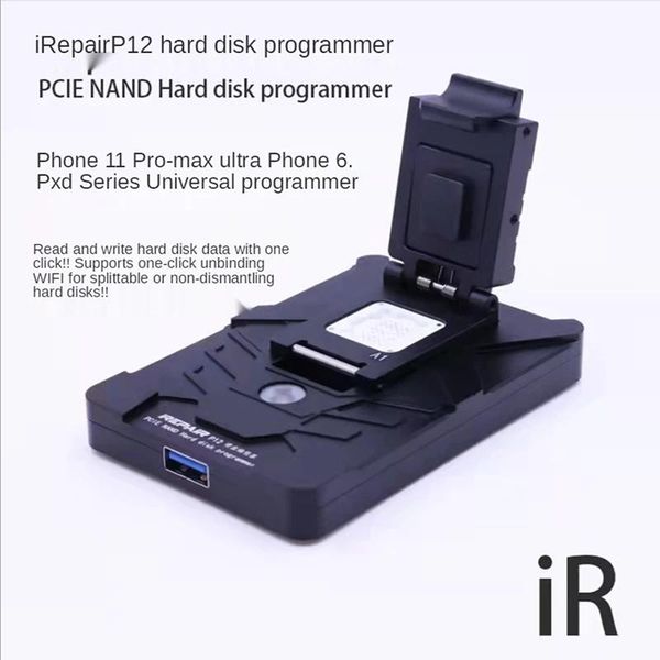 

professional hand tool sets mj irepair p12 bga110 pcie hard disk programmer for ipse-11pro max ipad dfu one click to enter the purple sceeen