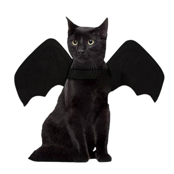 

dog apparel cute bat wings for pet cat costumes halloween christmas cosplay clothing funny bell dress up accessories