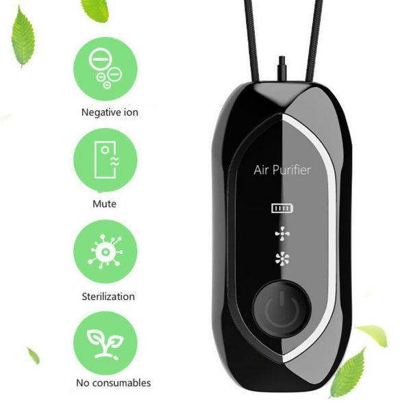 

portable anion air purifier mini wearable purifiers
