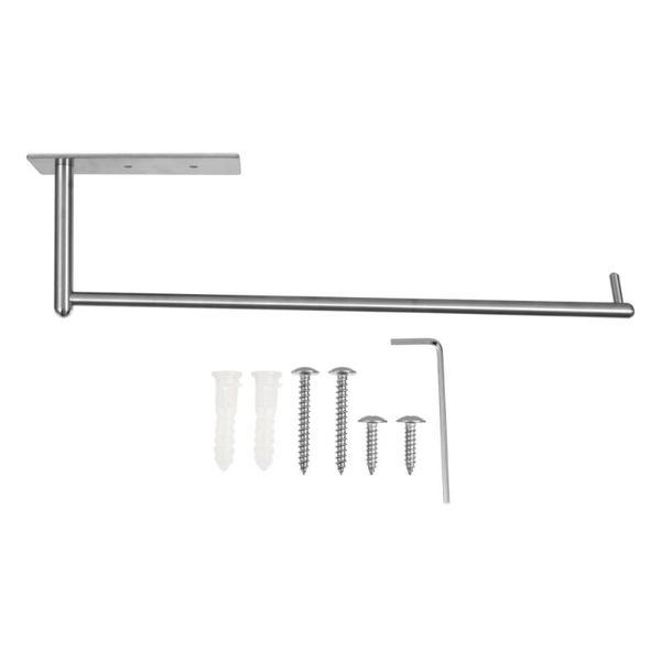 

towel racks 1pc paper holder wall-mounted rack adhesive